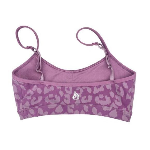 RYDERWEAR Animal Sports Bra Sz Small Leopard Purple - Picture 6 of 8